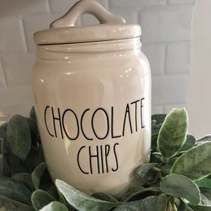 Rae Dunn chocolate chips canister